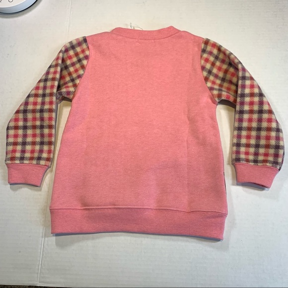 2T-3T Hello Kitty NWT pink piano sweater with fleece arms - Picture 6 of 6